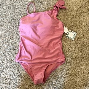 Chelsea and violet pink once piece swimsuit